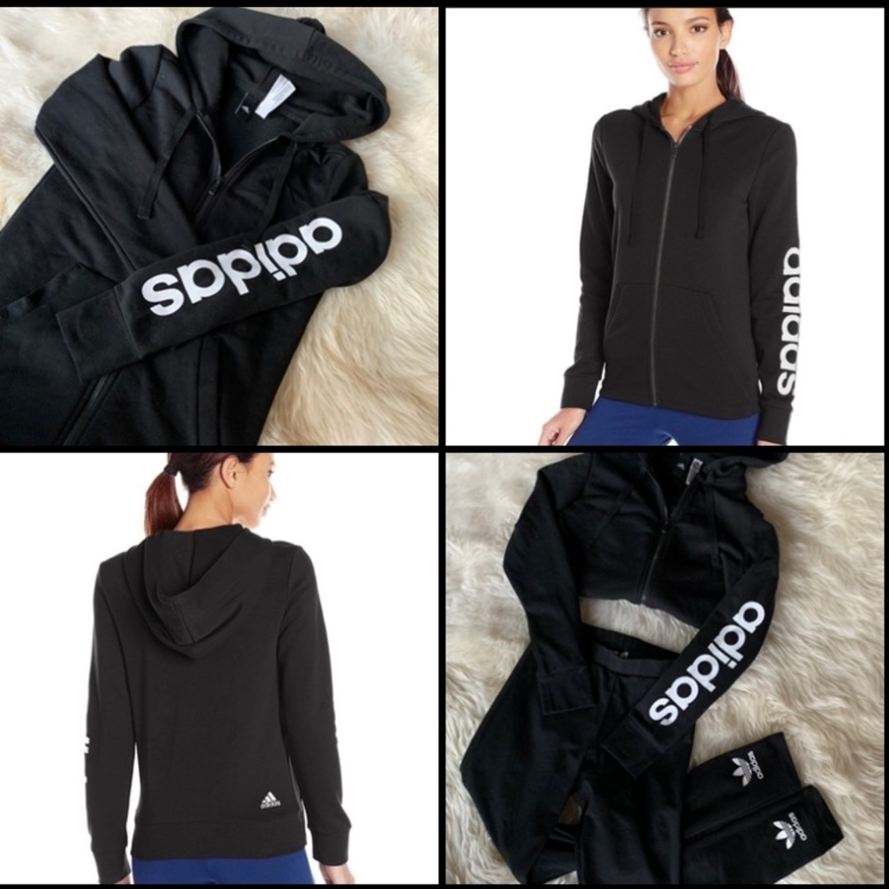 *SOLD* NWOT Adidas Black Zip-Up Jacket